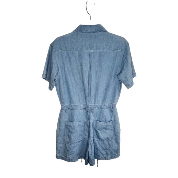 Baldwin Aurora Romper Light Indigo Lightweight Women's Large - Picture 3 of 10